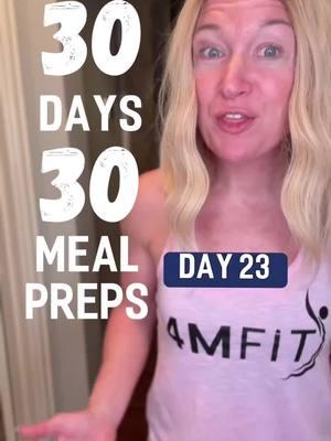 I’m sharing 30 meal preps this month- breakfasts, lunches and dinners!  All recipes will be in the caption!  So be sure to give me a follow so you don’t miss a recipe!  ✅All low calorie  ✅All delicious  ✅All macro friendly  If you want a wealth of low calorie recipes to kickstart your new year- you can find both my Ultimate Cookbook and my 3-Step Meal Prep ebook in a kickstarter bundle at thecaloriedeficitqueen.com!  16oz ground chicken 2 cups cooked jasmine rice 1 (10oz) bag frozen riced cauliflower, I use Green Giant 4 tbsp honey 4 tbsp soy sauce 1 tbsp ground ginger 3 tsp (5g), Minced Garlic (Lam) 4 tsp red pepper flakes 8 tbsp green onions, chopped 4 (10oz each) bags of frozen steamable broccoli, I use Green Giant steam broccoli cuts Cook jasmine rice according to directions on the package.  Meanwhile, steam 1 bag of riced cauliflower in your microwave.  In a medium sized bowl, combine 2 cups jasmine rice and 10oz of riced cauliflower.  Stir to combine. In a small bowl, whisk together the honey, soy sauce, ginger and minced garlic.  Preheat a pan on medium-high heat. When hot, add the ground chicken, and cook 4-5 minutes, or until the meat is no longer pink.  Pour the small bowl of sauce onto the meat, stir to combine, and cook until the meat is browned. Cook the 4 bags of steamable broccoli according to the directions on the package.  In each of four glass meal prep containers, add 1/4 of rice mixture, 10oz of steamed broccoli and 1/4 of the cooked ground chicken (about 4oz each) Garnish with 2tbsp green onion in each meal prep container.  Optional toppings include sesame seeds and sriracha sauce.  Allow to cool, then seal containers and refrigerate.  395 calories 38g protein 51g carbs 4g fats 4 servings  #Caloriedeficit #lowcalorie #lowcalorierecipes #lowcaloriemeals #lowcaloriesnacks #weightloss #weightlosscoach #thecaloriedeficitqueen #fit #healthy #4mfit #lowcal #bodycomp #bodycomposition #fit #lunch #lunchprep #lowcallunch