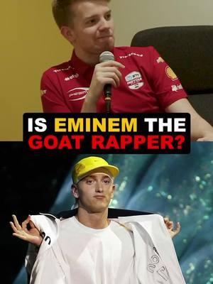 Waxing poetic about Eminem #robertshwartzman #premateam #indycar #f1 