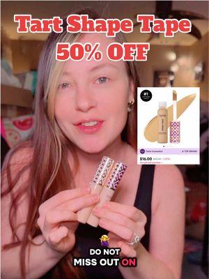 @tarte cosmetics is having a huge sale on their shapetape (all formulas) 😱😱😱 hurry don’t miss out because this sale doesn’t last long! #Tart #TartCosmetics #TartShapeTape #TartCosmeticsShapeTape #BeautyTok #MakeUpTok #TarteTok #TTSLevelUp #TTSDelightNow #GiftGuide #TikTokCreatorPicks #TikTokShopCreator