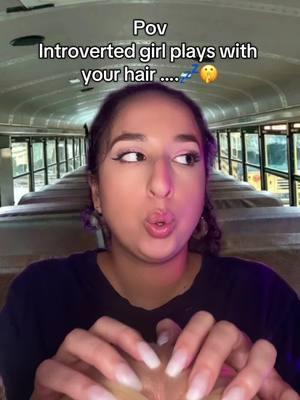 She actually disappeared at the end LOL … #asmr #asmrpov #pov #asmrplayingwithyourhair #introvert #roleplay #asmrsatisfyingsounds #asmrforcalm #asmrhair #asmrhairplay #satisfying #hair #asmrscalp #asmrlicecheck #schoollife #greenscreen #asmrhairsounds #hairbrushing #greenscreen 