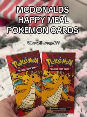 McDonald’s Happy Meal Pokemon! Have you gotten any good cards yet?? #mcdonalds #mcdonaldshappymeal #mcdonaldspokemon #pokemon #pokemoncards #mcdonaldspokemoncards 