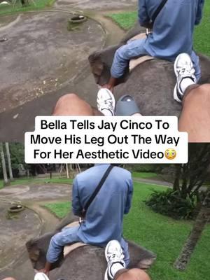 Bella Tells Jay Cinco To Move His Leg Out The Way For Her Aesthetic Video😳 #jaycincoo #jaycinco 