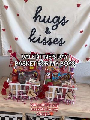 A must every year 🥹💓 do you guys do baskets for your kiddos? #ValentinesDay #valentinesdaybasket #lovebasket #vdaybasket #valentinesdaygift #toddlermom #momlife #boymom #MomsofTikTok #motherhood 