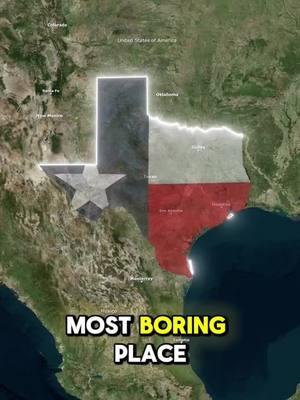 Do You Know? #usa#americans#unitedstates#geography#doyouknow#learnontiktoktogether#country#trending#viral#fyp#states#texas#boring#most#places#live