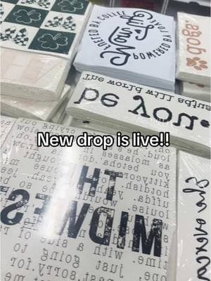 Snag our new releases today while they last #shirttransfers #tshirttransfers #chenillepatches #tshirtbusiness #newdrop #irononpatches #sodarlingscreenprints #tshirtbusinessowner 