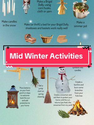 I wasn’t entirely pleased with the way yesterday’s mid-winter graphic turned out. While I loved the winter woods in the background of yesterday’s post… I think this one is less busy and is easier to read. I’ll leave both up….Let me know what you think.  #paganmama #pagan #imbolc #midwinter #paganparenting #witch #witchymama #witchling #pagantok #witchtok #witchtips 