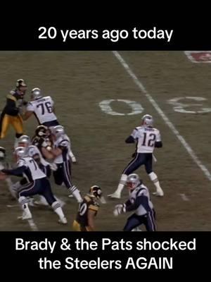 How has it been 20 years since the Patriots punched their ticket to the Super Bowl by going to Yinzburgh and shocking the Stillers? Such an epic game…so many clutch plays… and hey, there is the current Patriots coach in action! (h/t TomBradyDaily on X) #patriots #patsnation #afcchampionship #nepats #tombrady #mikevrabel 