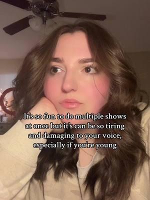 I was 13 OK!! (They went away after a year on vocal rest we are still good 10 years later) #nodes #vocalnoduals #multipleshows #operasinger #musicaltheater #vocalhealth 