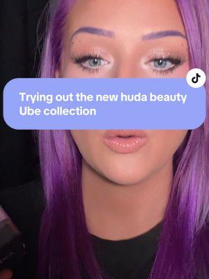 Trying out the new @Huda Beauty ube blush and ube birthday cake powder! I’m actually shocked at how this preformed. With the amount of pigment in the setting powder, I was convinced I was going to look like a one eyed purple people but this is phenomenal! #makeup #hudabeauty #hudabeautypowder #makeuptok #firstimpression #viralmakeup #creatorsearchinsights #brighteningmakeup #brightundereye #newmakeup 