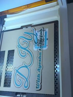 Custom acrylic sign made by glowforge aura #customsign #glowforge #glowforgeaura 