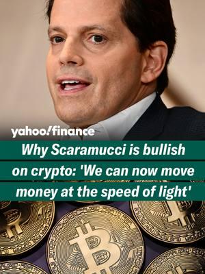 Why Scaramucci is bullish on crypto: 'We can now move money at the speed of light.' Skybridge Capital Founder Anthony Scaramucci joined @briansozzi on Yahoo Finance's 'Opening Bid' podcast. #yahoofinance #yahoofinancepodcast #yahoofinanceopeningbid #podcast #podcastclips #crypto #cryptok #cryptotok #cryptonews #bitcoin #solana #memecoin