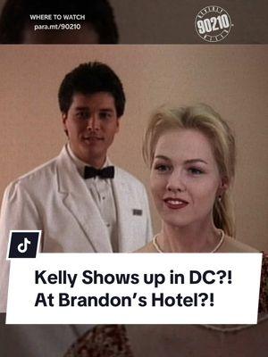 Kelly shows up in DC?! AT BRANDON'S HOTEL?! #beverlyhills90210 | Now Streaming on Paramount+ #90s #tv #90skids #90210 #90sfashion #90sstyle #beverlyhills #losangeles