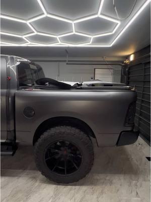 Wrapping a Dodge RAM Rebel in Satin Grey 🩶 #vinylwrap #carwrap #vinylwrapping #carwrapping #wrapping #wraps #wrappedcars #vehiclewrap #trending #foryou #fyp #Dodge #RAM #dodgeram #carsoftiktok 