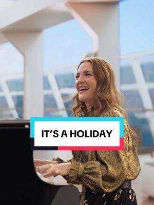 On an MSC Cruise, it's not just a vacation. It's a holiday. @Drew Barrymore #LetsHoliday #MSCWorldAmerica #MSCCruises