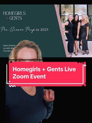 ✨ Pre-Season Prep for REAL ESTATE SUCCESS in 2025! ✨ Tired of feeling overwhelmed and underprepared? 🙅‍♀️ Join us LIVE on Zoom this Thursday, January 23rd, for a special training session designed to help YOU crush your goals this year! 🎯 We'll cover: Top-performing marketing strategies to attract more leads Time-saving productivity hacks to maximize your efficiency Client-winning communication skills to close more deals Come home, girls! 🏡 Let's conquer 2025 together! Comment, “homegirl, “for the details  @Indiana Home Girls  ✨ #RealEstate #PreSeasonPrep #WomenInRealEstate #RealEstateAgent #RealEstateTips #ProductivityHacks #MarketingStrategies #BusinessGrowth #SuccessMindset #2025Goals #RealEstateTraining #LiveTraining #ZoomTraining #GirlBoss #Empowerment #RealEstateLife#greenscreen 