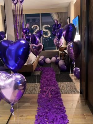 25 💜 Happy Birthday Alexis! Have you booked your appointment yet? January bookings are still available and also February! Contact us today to book your next decor appointment. 🫶🏽 #romantichoteldecor #birthdayhoteldecor #birthdaydecorations #atlantahoteldecor #hoteldecor 