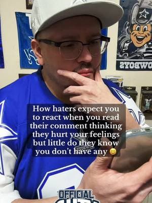 You can't get your feelings hurt if you don't have any 😆😆😆 #officialguty #fypシ゚viral #pettytiktok #dallascowboys #dallastx #wedemboyz #tiktoker #contentcreator #trending #dc4l #texas 