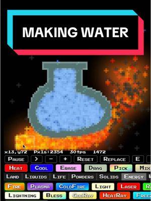 Replying to @jugglos_icp so that’s where water comes from… #sandboxels #webgames #websites #unblockedschoolgames #science 