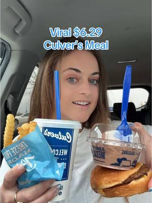 VIRAL $6.29 Culver’s Meal 💙🍔🍨 #culvers #culversburger #culversrestaurant #culversrestaurants #culversmukbang #culversbutterburger #kidsmeal #kidsmealideas #mealdeal #mealdealreview #cheapfood #cheapmeal 