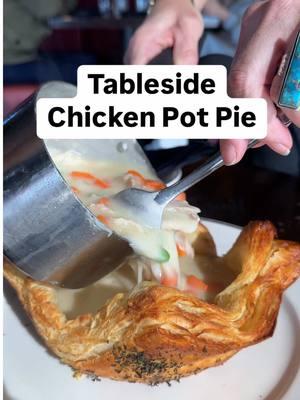 Chicken Pot Pie for the table 🥧   📍A Restaurant PCH 🤌🏼  #chickenpotpie #longbeach 