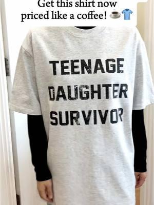 Every dad deserves recognition for tackling teenage meltdowns like a pro! #teenagersbelike #fathersdaygift #funnytee #giftideas #teenagers #fyp 