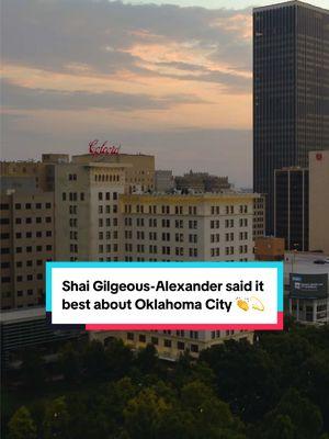 @Shai Gilgeous-Alexander said it best 👏 #SeeOKC #OklahomaCity #OKC #TravelOK #OKCThunder #MyOklahoma #MyOKC #405 #My405 #Oklahoma #Okie #OklahomaLife #ThingsToDoInOKC #SGA 