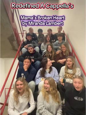 Enjoy some fun stairwell singing of Mama’s Broken Heart as we prepare for auditions in just ONE WEEK! Check our instagram page (redefinedacappella) to get your audition slot‼️🎤 Soloist: Emily Lawson Arrangement: Sam Garabedian #foryou #fyp #acapella #pitchperfect #uw #madison ##comeout#auditions #stairwell 