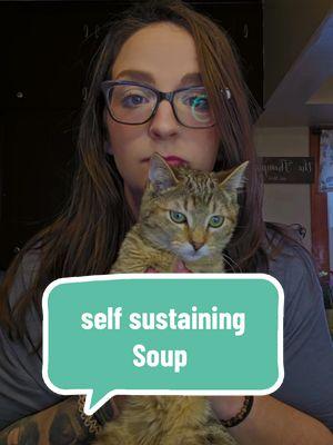 Soup's sustainability lessons will be coming up shortly.  Everyone deserves to be able to learn these skills in an environment where they feel safe, loved, and welcome, in a space free of religious undertone and patriarchal influence. #soup #souptok #selfsustainability #tradwife #bigag #farmer #farmtotable #skills #homesteading #homesteadingskills #farm #sourdough #bread #baking #fermentation #eatlocal #cooking 