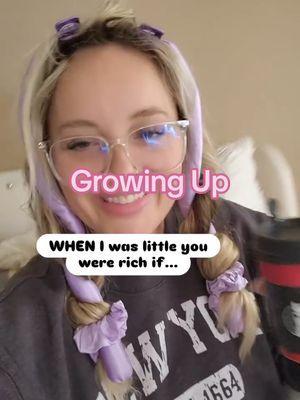 Growing up is weird..one day you're worried about what you have..the next you're worried if you've spent enough quality time with family and friends. What was the "rich" stuff for you growing up?!  #richinlife #growingup #relatable #relationships #funnytiktok #joplinmo 