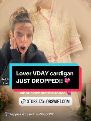 LOVER CARDIGAN JUST DROPPED!! Run! #greenscreen #taylorswift #taylorsversion #taylornation #lover #cardigan #drop #surprise #ValentinesDay #gift #swiftie #swifties #swifttok #swiftok #chaos #clown #loverera #lovercardigan #fyp #fypシ #foryoupage 