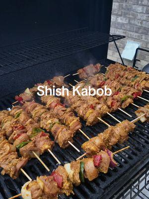 One of my favorite things to eat for weight loss. Chicken Shish Kabob (chicken skewers) #fyp ##creatorsearchinsights #chickenkabob #chickenshit #chickenskewers 