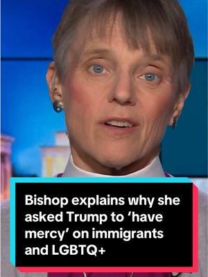 On @The Rachel Maddow Show Rev. Mariann Budde defended a plea for mercy she made to President Donald Trump on behalf of immigrants and others during an inaugural prayer service the day before. “I wanted to make, as you heard, a plea, a request that he broaden his characterization of the people that are frightened now and are at risk of losing everything, and I thought that that would be the more respectful way to say it," Budde said. #trump  #washington  #politics  #lgbtq  #immigrant 