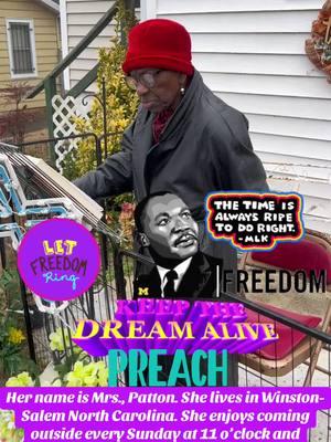 ##MLK##foryoupagе##northcarolina##tiktok##viral##winstonsalem##336##mylife##forsythcounty##preaching##preacher##religion##churchtiktok##neighbors##neighborhood##Neighbor##thankful##freedom##Free##salvation