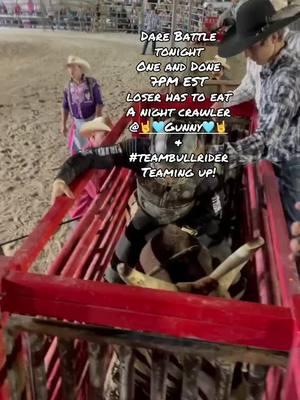 #bullrider #nightcrawlers #dare #darebattles #1anddone #rodeo #nosound #shrek5 #OhNo 