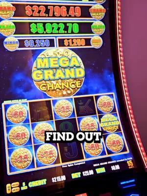 $25 Bet and landed the MEGA GRAND Chance! #slot #jackpot #highlimitslotmachine 