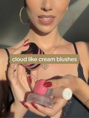 cloud like cream blushes in my rotation ☁️ soft matte, and blurring @MAC Cosmetics USA glowplay cream blush  @EM Cosmetics by Michelle Phan so soft cream blush  @Nudestix stax  @fwee blurry pudding  #cloudcreamblush #blurringblush #creamblush 