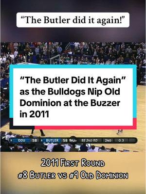 2011 First Round - Matt Howard’s putback at the buzzer sends Butler past Old Dominion #MarchMadness #ncaatournament #ncaabasketball #collegebasketball #cbb #butler #butlerbulldogs #matthoward #olddominion #buzzerbeater #ftw #thebutlerdidit 