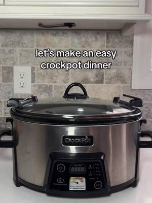 I love when you can cook everything in the crockpot 👏🏼 #crockpotdinner #easydinner #dinnerfortwo #EasyRecipe #crockpotmeal #crockpotrecipes #crockpotmeals #DinnerIdeas #dinnerrecipe #cooking #kentucky 