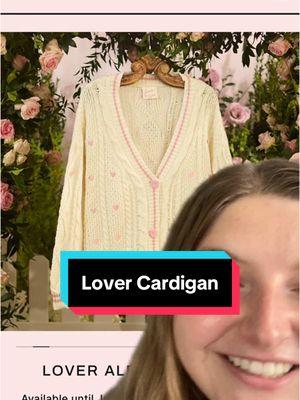 Second addition to the collection secured!! #greenscreen #taylorswift #lover #lovercardigan #swiftie #taylorswiftcardigan #loverera #cardigan 