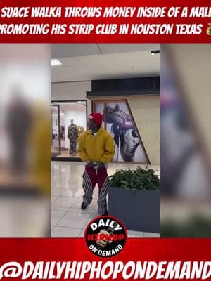 #saucewalka Throws Money Inside The Mall Promoting His Strip Club In #houstontexas 💰 - Tag Someone That Wants To Work At Splashhouse htx ⁉️ - - - - Follow The Hottest Media Page Out Of New Jersey DailyHipHopOnDemand To Stay Updated With Trending Exclusive Content In The Hip Hop Industry‼️ SHARE-LIKE-COMMENT‼️ - - - - Want To Be Featured⁉️⁉️ DM @dailyhiphopondemand  @dailyhiphopondemand  @dailyhiphopondemand  🔥🔥🔥🔥 #dailyhiphopondemand #hiphopblog #explorepage #hiphopculture #hiphopblogger #viral #hiphopblogs #texas #houston #strip #stripclubs #stripclub #saucewalka102 #money #bigbag #moneybag #mall