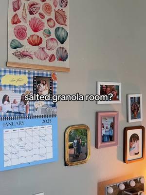 i don’t know what to call my aesthetic besides grandma trapped in a 22 year olds body #granolaroom #saltedgranola 