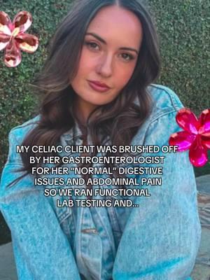 ”‘It’S jUsT sTrEsS’ 👇🏻 Said every doctor ever while my client sat there dealing with abdominal pain, constipation, fatigue, and waking up at 2 AM every. single. night. Her gastro brushed her off for her ‘normal digestive issues’ even with Celiac Disease on her chart. But newsflasshhhh ignoring symptoms doesn’t make them disappear. She desperately came to me seeking answers so we ran functional labs and guess what? Her “mystery” symptoms weren’t so mysterious after all: ❌ Major gut dysbiosis (aka, good gut bacteria in shambles) ❌ Poor nutrient absorption causing fatigue and gut barrier damage ❌ H. Pylori creating inflammation and worsening her adrenal fatigue ❌ Low cortisol keeping her stuck in the 2 AM wake-up cycle from hell ❌ Inflamed intestines making her Celiac flares 100x worse The good news? With a targeted gut healing protocol, we’re working on restoring her gut microbiome, repairing the gut lining, and calming her adrenal fatigue. ✨ Because ignoring your symptoms isn’t going to heal your gut or fix your hormones. If your doctor keeps sending you home with ‘normal labs’ but you still feel like garbage, it’s time to dig deeper. 🧚🏻  Apply on my page to run your own functional labs and get started on the gut healing protocol (flush, feed, function, fast) that’s changed both me and many of my clients’ lives 💌 #guthealth #functionalmedicine #functionalnutritionist #functionallabtesting #functionallabs #guttok #guthealing #autoimmunedisease #autoimmunewarrior #gastro #stomachissues #stomachproblems 