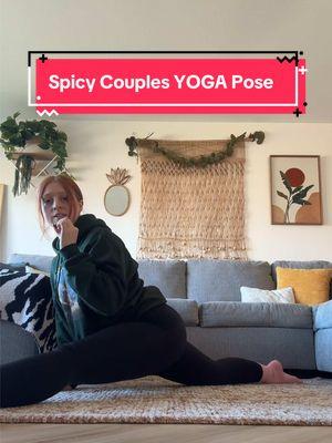 If you’re FLEXIBLE… this one is for YOU #stayspicy #yoga #education #spicytips #couplesyoga 