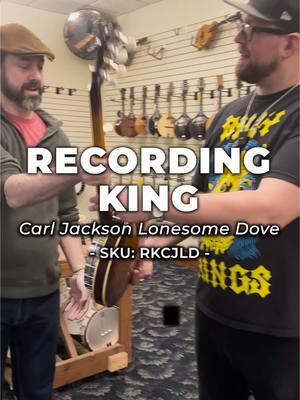 Hey Keith, let’s hear that new Recording King signature model banjo! 🪕 The Carl Jackson Lonesome Dove Signature Banjo is here and ready to play—check it out at elderly.com! @Recording King @Keith Billik #RecordingKing #PickyFingersBanjoPodcast #CarlJacksonBanjo #ResonatorBanjo #BanjoTok #BanjoPlayer #Banjo #OldTownLansing 