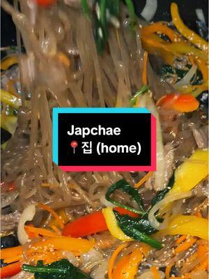 Who said cooking was hard…? #cooking #japchae #chef #koreanfood 