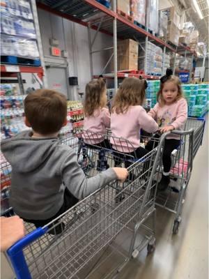 Do you like staying home or going places with the kids? #momof4 #family #familyof6 #sahm #tripletsplusone #Vlog #fyp #MomsofTikTok #viral #triplets #tripletgirls #identicaltriplets #samsclub #chilis #bowling 