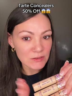 Tarte Concealers are 50% Off!!! Runnnnnn @tarte cosmetics #tartecosmetics #tarteconcealer #tarteshapetape 