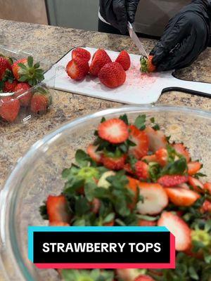 Stop Throwing Away Your Strawberry Tops! #strawberries #strawberrytops #freezedriedstrawberries #freezedriedfruit #freezedrying #freezedryer #freezedry #freezedried #sharethis #viralvideo @juh_mey 