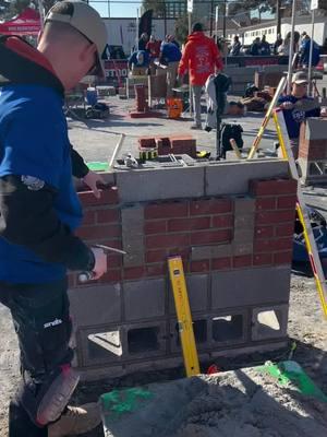 The MCAA Skills Challenge in Las Vegas, NV! Open to 1st, 2nd and 3rd year bricklaying apprentices. Each contestant has a 3 hour time limit to complete the projects shown for their year level.  Congrats to all who came out and tackled these projects like professionals! The skill level this year was unmatched. We even had Kyle Blower from the UK competing in the 3rd year and took home 2nd!  #masonry #bricklaying #construction #bluecollar #bricklayer #blocklaying #mcaaskillschallenge #masonrystrong #bricktok 