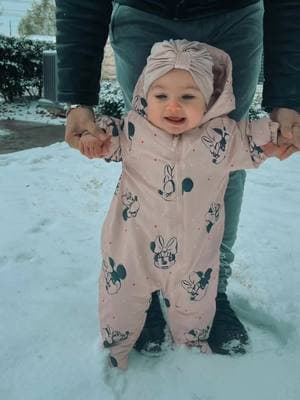 First snow♥️ #texassnow #winter25 